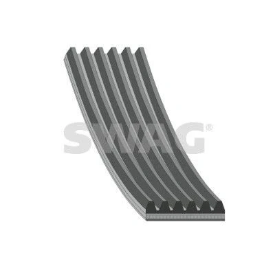Abbildung von SWAG 30 93 3021 Keilrippenriemen 1453 6 EPDM (Ethylen Propylen Dien Kautschuk) OPEL: Insignia A Sports Tourer, Astra H Schrägheck