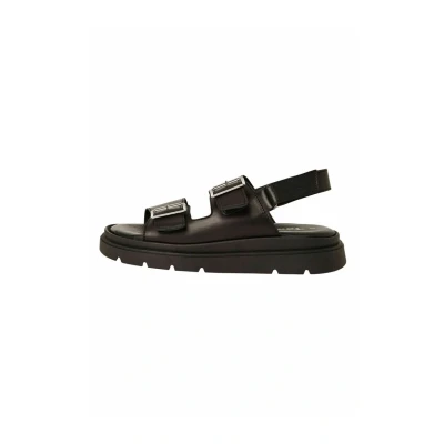 Abbildung von Tamaris Plateausandalette, Damen, Größe: 38, Black leather Schuhe