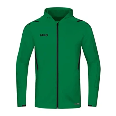 Abbildung von JAKO Herren Kapuzenjacke Challenge, Sportgrün/Schwarz, S