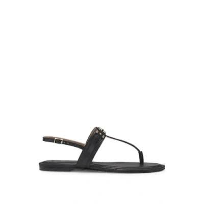 Abbildung von BOSS Emberlyn Zehentrenner, Damen, Größe: 38, Black Schuhe