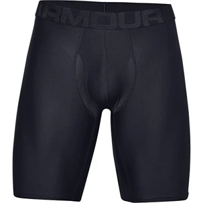 Abbildung von Under Armour schnelltrocknende Boxershorts, komfortable Unterwäsche mit enganliegendem Schnitt im 2er Pack