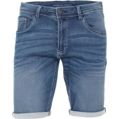 Abbildung von Casamoda UNI Jeans Shorts, Herren, Größe: 31, Mittelblau