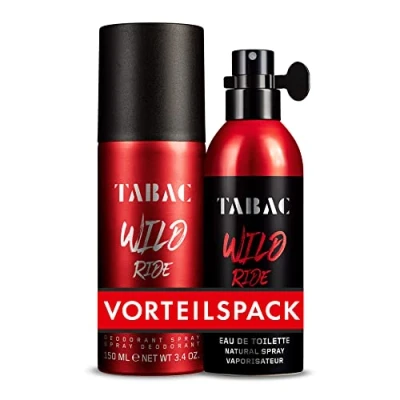 Abbildung von Tabac® Wild Ride Vorteilspack: Eau de Toilette &amp; Deodorant Spray aufregend aromatisch frisch weckt Abenteuerlust 75 ml 150ml