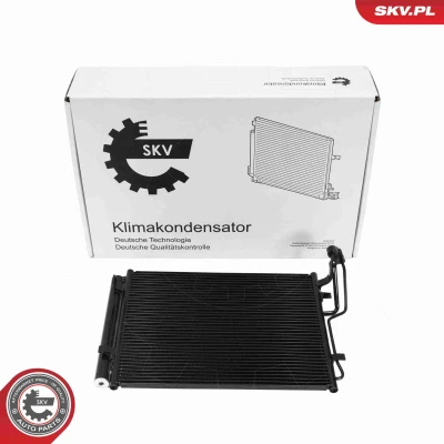 Abbildung von ESEN SKV 86SKV043 Klimakondensator mit Trockner Aluminium 510mm HYUNDAI: i30 I Schrägheck, Kombi, KIA: cee‘d Schrägheck