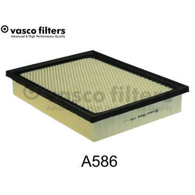 Abbildung von DAVID VASCO A586 Luftfilter 58 240 324 rechteckig Filtereinsatz mit integriertem Gitter TOYOTA: HILUX VIII Pickup, 8 Pritsche/Fahrgestell