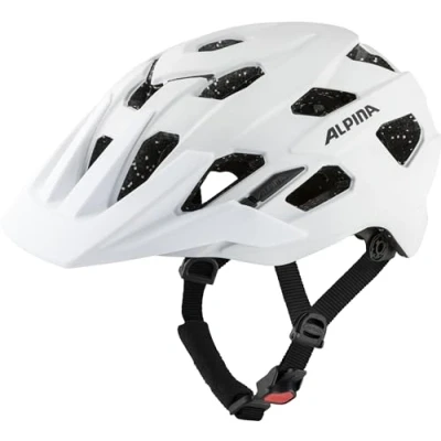 Abbildung von ALPINA ANZANA TOCSEN Smarter, Komfortabler &amp; Sicherer Enduro Fahrradhelm Mit Integriertem Sturzsensor Notrufsystem Für Erwachsene, white matt, 57 61 cm