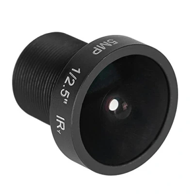 Abbildung von Richer R 2,1 mm CCTV Objektiv, 5MP HD Weitwinkel 180 IR Objektiv Nachtsicht Kamera Linse,Objektiv M12 * 0.5 Sicherheit IP für 1/2.5 Zoll CCD Chip Schwarz