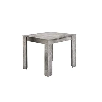 Abbildung von byLIVING Esszimmertisch Nepal/Beton Optik grau/Kleiner Küchentisch 80 x cm/Esstisch Melaminharz beschichtet / 18 mm Dicke Tischplatte 80, H 75 cm
