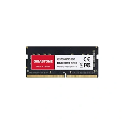 Abbildung von [DDR4 RAM] Gigastone Laptop RAM 8GB DDR4 3200MHz PC4 25600 CL22 1.2V SODIMM 260 Pin/Polig Ungepuffert Nicht ECC Computer Speicher (Nur Notebook/Laptop)