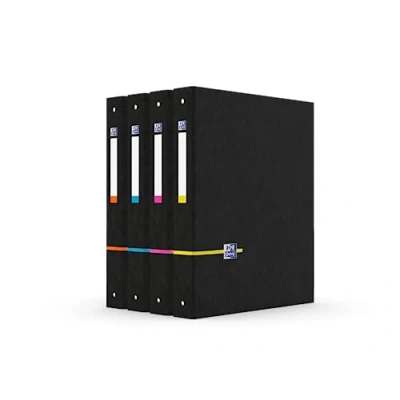 Abbildung von Oxford activefile Ringbuch 4 Ringe Rücken 40 mm A4 + Farben zufällig