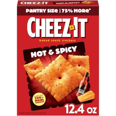 Abbildung von Cheez It Baked Snack Crackers Hot &amp; Spicy 12.4 Oz Box