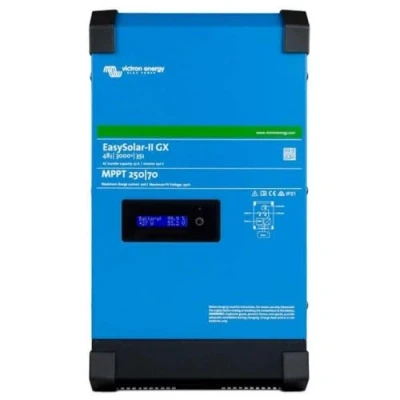 Abbildung von Victron Energy EasySolar II GX 3000VA 24 Volt 230V Wechselrichter 70 Amp Batterie Ladegerät and Solar MPPT 250V