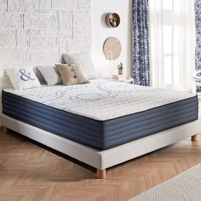 Abbildung von Naturalex Matratze 140x200 cm Perfect Dream Kaltschaummatratze Härtegrad H3/H4 Öko Tex Zertifiziert Latex Blue 7 Zonen Höhe 30 Made in EU