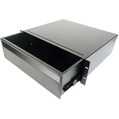 Abbildung von Adam Hall PROFI 3 HE ERGO 19&quot; Rackschublade 874E03 Stahl, schwarz, Rack Schublade (3 Stahl Rackschublade)