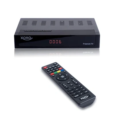 Abbildung von XORO HRT 8770 TWIN DVB T2 FullHD Receiver, integriertes Freenet TV Entschlüsselungssystem, Tuner (zwei Empfangsteile), PVR Ready, Timeshift, Mediaplayer