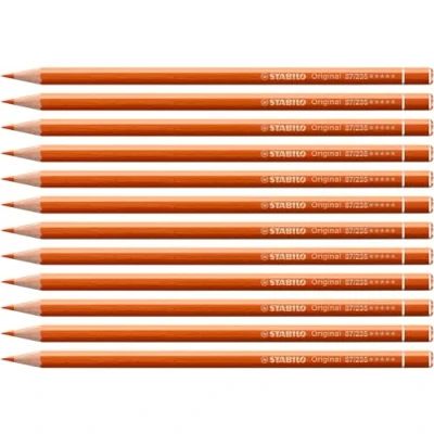 Abbildung von Premium Buntstift STABILO Original 12er Pack orangerot