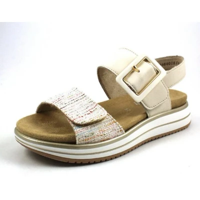 Abbildung von Remonte Riemensandalette, Damen, Größe: 40, Beige Schuhe