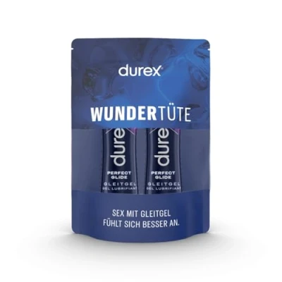 Abbildung von Durex Perfect Glide Gleitgel Silikonbasierendes Gel, langanhaltend Ideal für Analsex 2 x 50 ml
