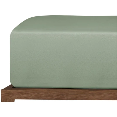 Abbildung von uncover by SCHIESSER Spannbettlaken &quot;New Jersey aus 100% Baumwolle&quot;, Made in Green
