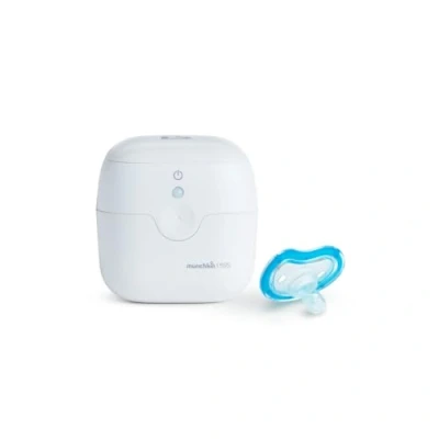 Abbildung von Munchkin tragbarer UV Sterilisator tötet 99 % der Keime in 59 Sekunden, Weiß, Mini Licht Desinfektionsmittel