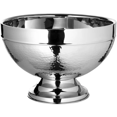 Abbildung von Fink Wein und Sektkühler &quot;Punchbowl NASSAU, mit feiner Hammerschlagstruktur&quot;, (1 tlg.), aus Edelstahl, Höhe 21,5 cm x Ø 32