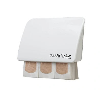 Abbildung von Plum 5532 QuickFix UNO Pflasterspender, Weiß, (B x H) 130 mm 55