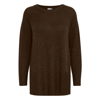 Abbildung von ICHI Kamara LONG Strickpullover, Damen, Größe: XS, Bracken