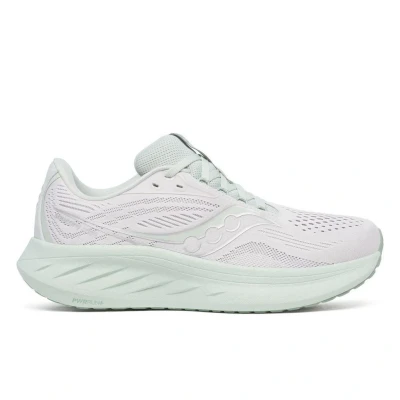 Abbildung von Saucony Damen Ride 18 Laufschuh, Nebel/Nebel, 42.5 EU