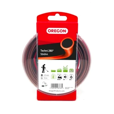 Abbildung von Oregon 545820 Techni 280 Mähfaden mit rundem Querschnitt, 2,7 mm, 70 Meter Spule