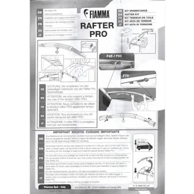 Abbildung von Fiamma Rafter gebogen Spannarm Markisen Abspannung Aluminium Zubehör Spannstange Markise Camping
