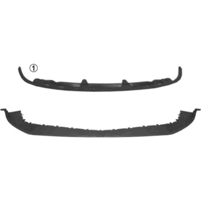 Abbildung von VAN WEZEL 5863501 Spoilerlippe vorne VOLKSWAGEN: Golf 6, 6 Cabrio
