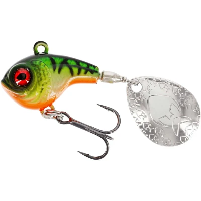 Abbildung von Westin Dropbite Spin Tail Jig 3.2cm 12g Jigspinner, Spinner, Barschköder, Spinnköder, Farbe:Firetiger