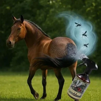 Abbildung von HOOFGOLD Contro Pferde Fliegen &amp; Bremsenspray Insektenabwehr Pferd 2500 ml Kanister