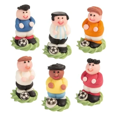 Abbildung von Günthart 24 Zucker Fußballer in 3D verschiedenen Farben 1er Pack (1 x 210 g)