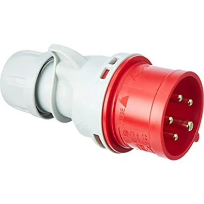 Abbildung von Kopp 174601005 CEE Stecker, 5 polig, 16 A, 400 V, rot