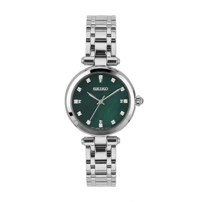Abbildung von Seiko Uhr, Damen, Größe: One Size, Silvercoloured/green