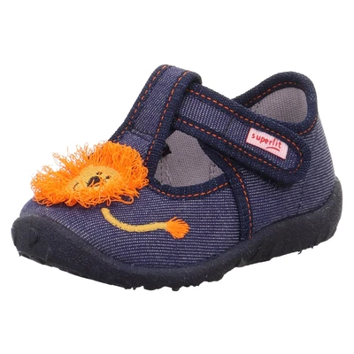 Abbildung von Superfit Spotty Hausschuh für Kinder, Größe: 18, Dunkelblau Schuhe