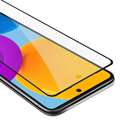 Abbildung von Cadorabo Panzerfolie für Samsung Galaxy M52 5G Schutzfolie, [Case Friendly] [Anti Kratzer] Fingerabdruck] Gehärtetem Glas Tempered Displayschutzfolie