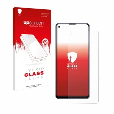 Abbildung von upscreen Schutzglas für Samsung Galaxy A21s Schutzfolie, Glas Folie [Klar, 9H Panzerschutz, Anti Fingerprint]