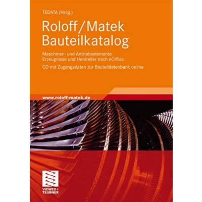 Abbildung von Roloff/Matek Bauteilkatalog: Maschinen und Antriebselemente Erzeugnisse Hersteller nach eCl@ss,CD mit Zugangsdaten zur Bauteildatenbank online
