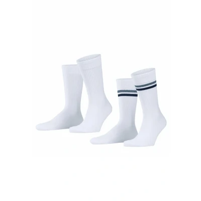 Abbildung von Esprit Tennis Stripe 2PACK WITH Pattern Socken, Herren, Größe: 43 46, Off white