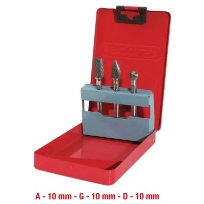 Abbildung von KS TOOLS 515.3203 Fräser Satz Hartmetall Stahlblechkassette