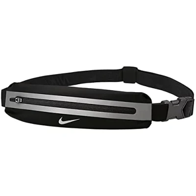 Abbildung von Nike Performance SLIM Waist Unisex Gürteltasche, Damen, Größe: One Size, Black/silver