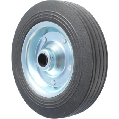 Abbildung von ProPlus Ersatzrad Stützrad Metall Felge mit Vollgummi Reifen 200x50mm