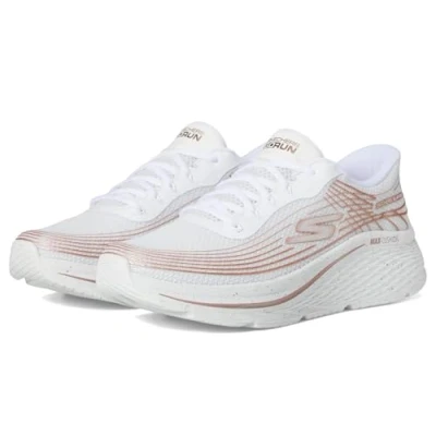 Abbildung von Skechers MAX Cushioning Elite 2.0 Sneaker low, Damen, Größe: 38, White/rose gold Schuhe