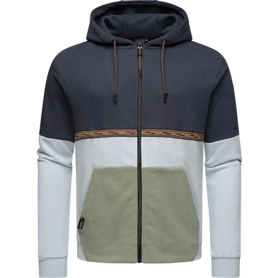 Abbildung von Ragwear Blocky Sweatjacke, Herren, Größe: Large, Navy