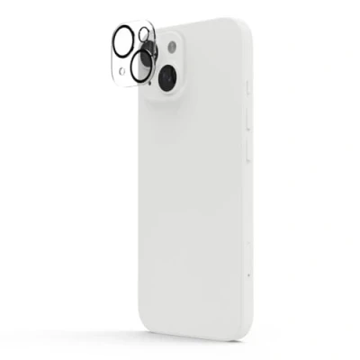 Abbildung von Hama Handy Kameraschutz für iPhone 13 (iPhone Linsenschutz stoßfest, Kameraglas 9H, Schutzfolie case friendly, Kamera Abdeckung kratzfest, Panzerglas blasenfrei)