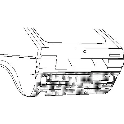 Abbildung von VAN WEZEL 5810.35 Heckwand VOLKSWAGEN: GOLF 1