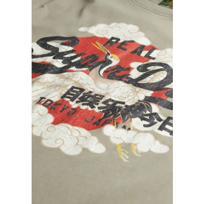 Abbildung von Superdry Vintage LOGO Tokyo Tshirt print, Herren, Größe: XXL, Light khaki green