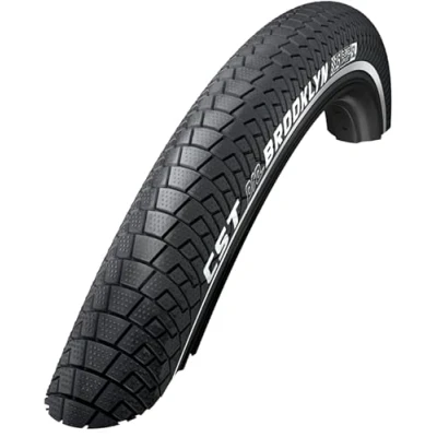Abbildung von CST Reifen Brooklyn 20 x 2.40&quot; / 62 406mm schwarz mit Reflexion